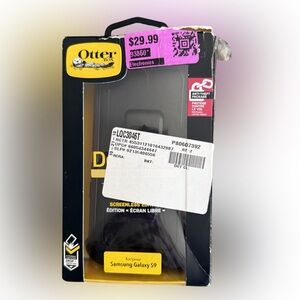 Samsung Galaxy S9 OtterBox Protective Phone Case Packaging - Black New